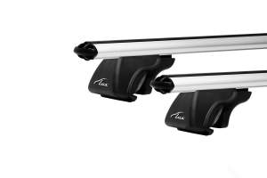 Багажник на крышу LUX Классик 1,2м на Land Rover Freelander I 1998-2006 аэро дуги, на рейл., 50760