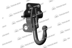 Фаркоп Toyota Land Cruiser Prado 150 2009-2024, рама и крюк шар 50 мм, 2456