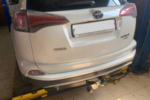Фаркоп Toyota RAV4 2012-2019, рама и крюк шар 50 мм, 13014