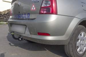 Фаркоп Renault Logan 14-22 рама и крюк-шар, 50мм 17316