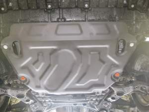 Защита картера и КПП Toyota RAV4 12-19 IV (XA40) V-2,0;2,2D (установка защиты на пыльник) сталь, 2 мм 6085